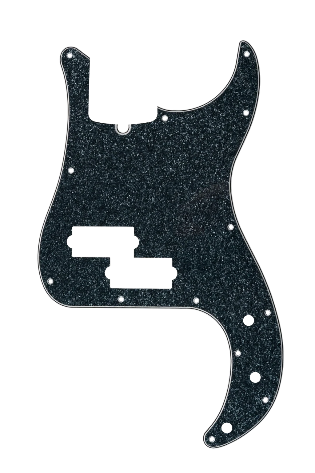 D'Andrea P-Bass Pickguard - BLACK SPARKLE