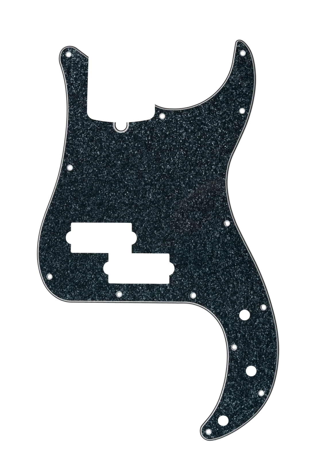 D'Andrea P-Bass Pickguard - BLACK SPARKLE