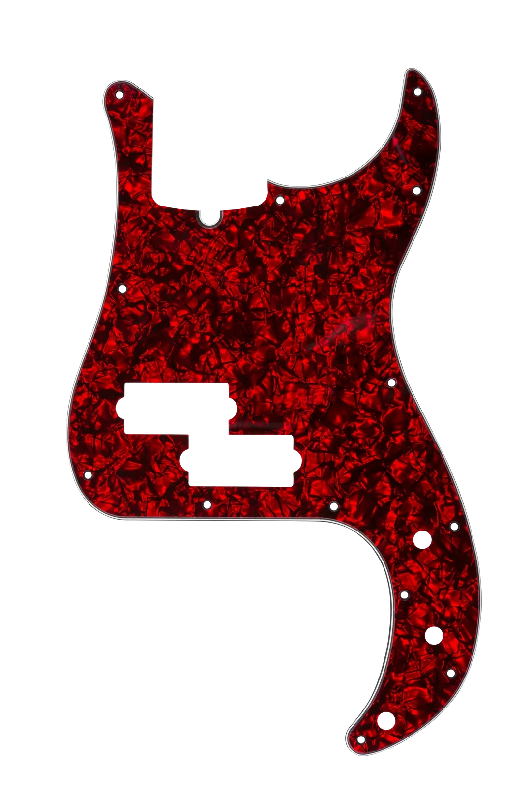 D'Andrea P-Bass Pickguard - RED PEARL