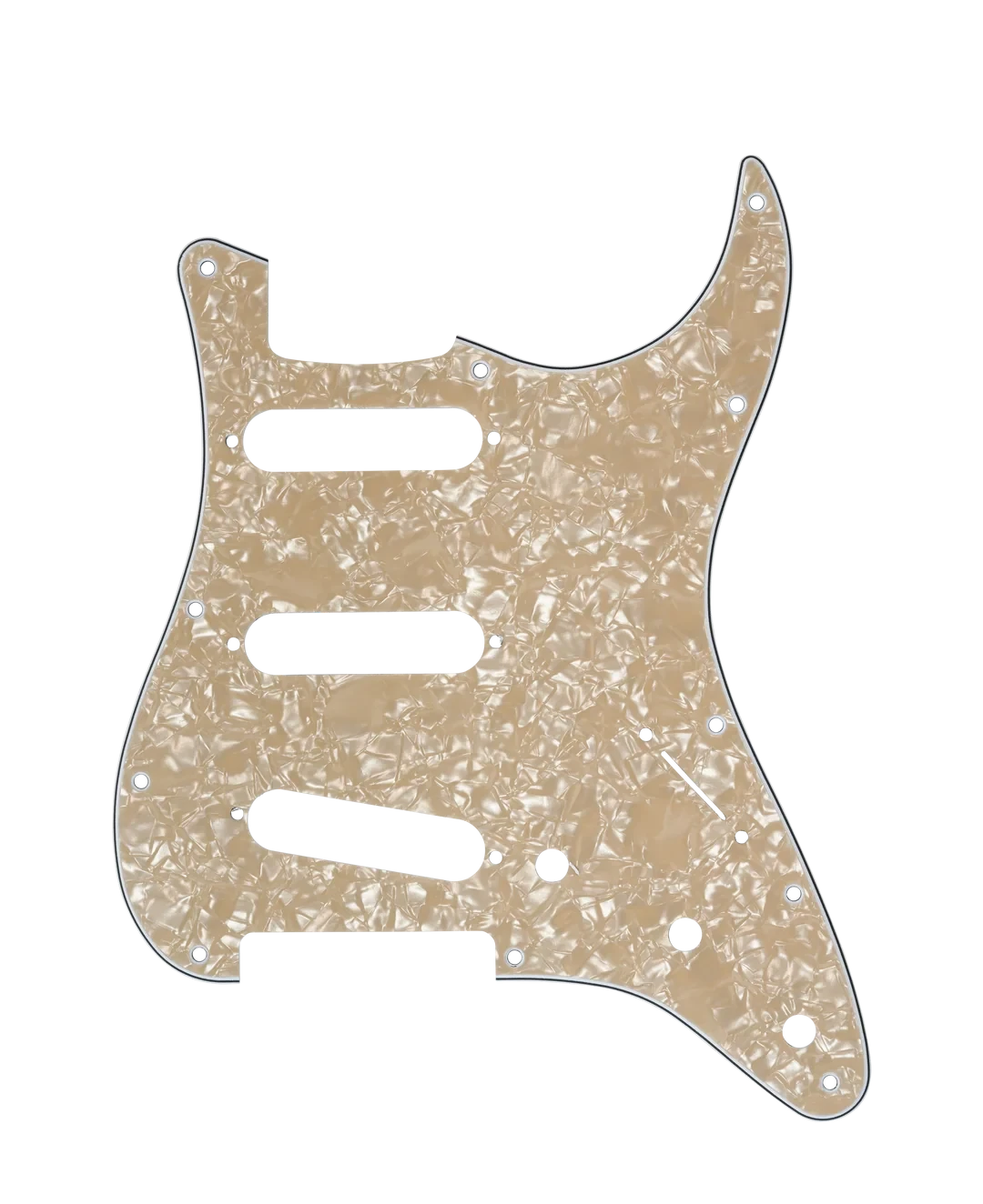 D'Andrea Strat Pickguard SSS - VINTAGE PEARL