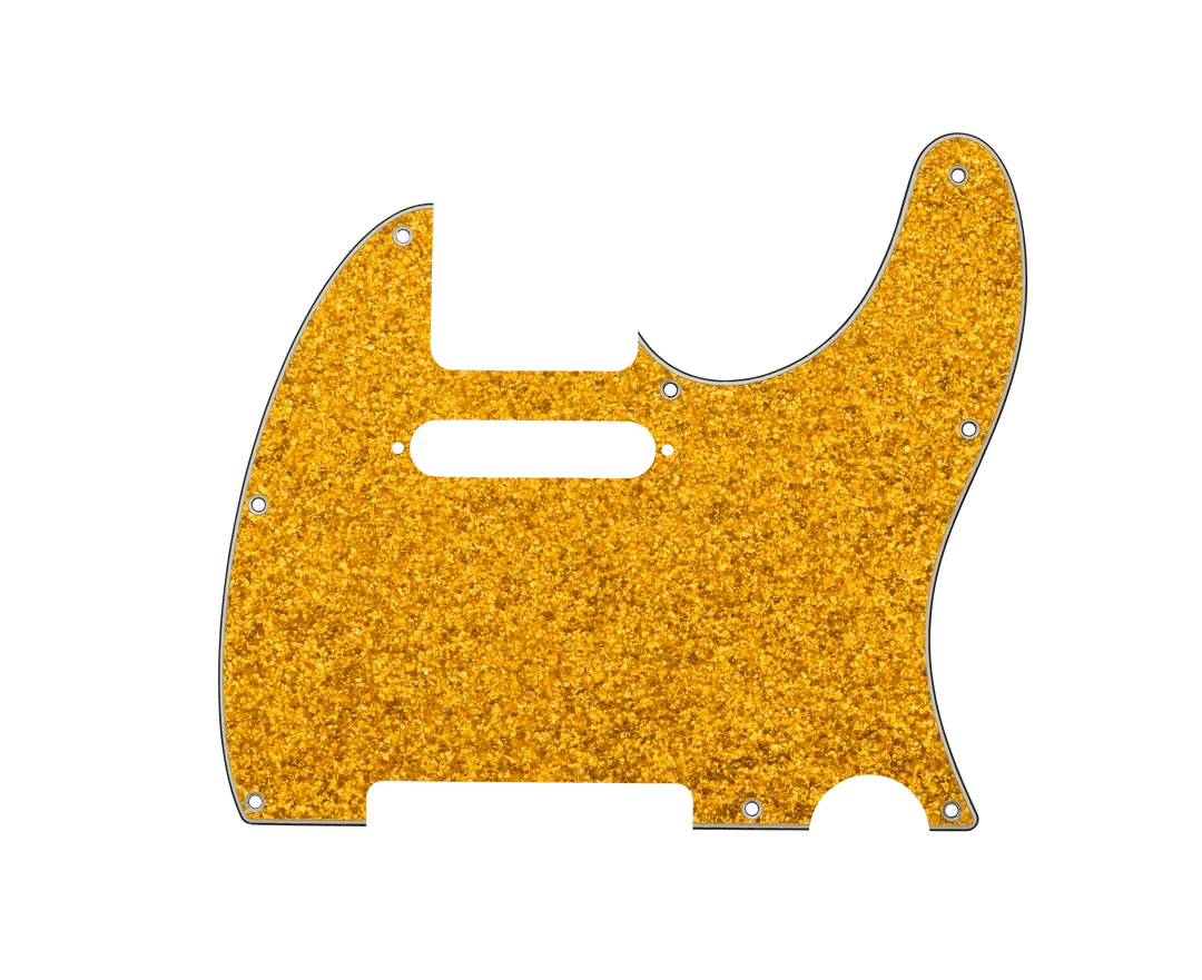D'Andrea Tele Pickguard - GOLD SPARKLE