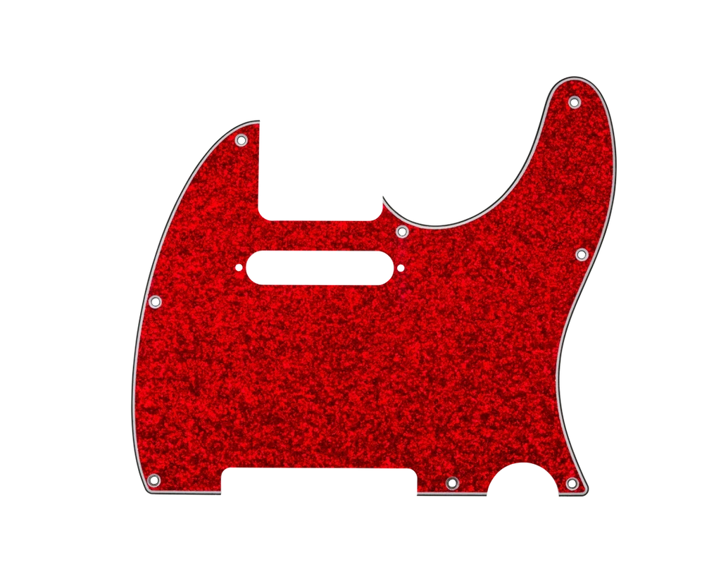 D'Andrea Tele Pickguard - RED SPARKLE