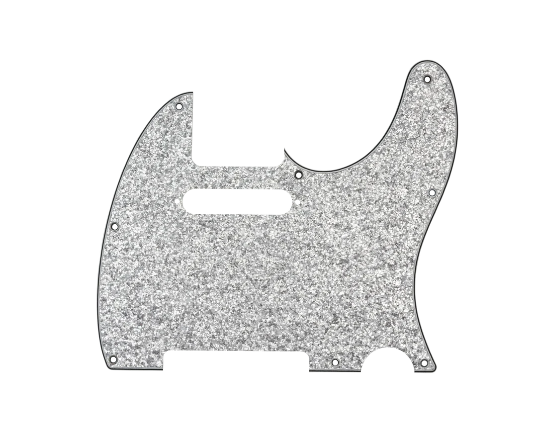 D'Andrea Tele Pickguard - SILVER SPARKLE