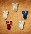 D'Andrea Plectrums, Large Finger Picks - DELUXE COLORS - 6 pack