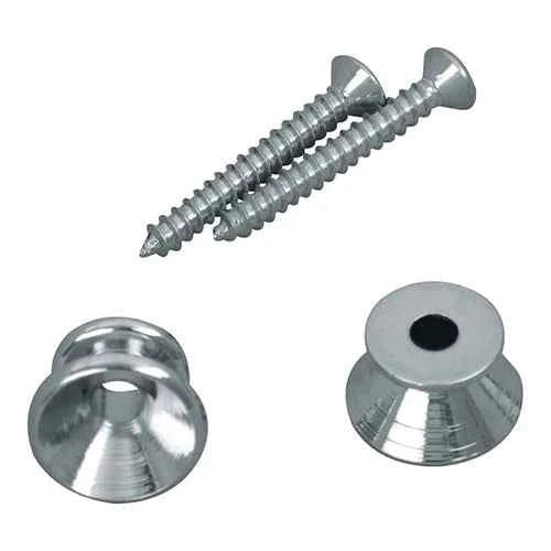 D'Andrea Strap Buttons - Aluminium - 2PC