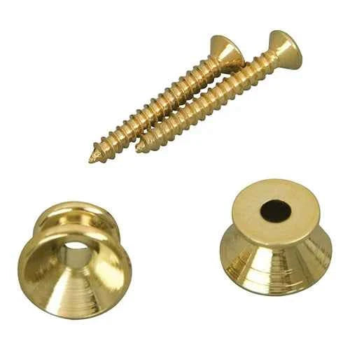 D'Andrea Strap Buttons - Brass - 2PC