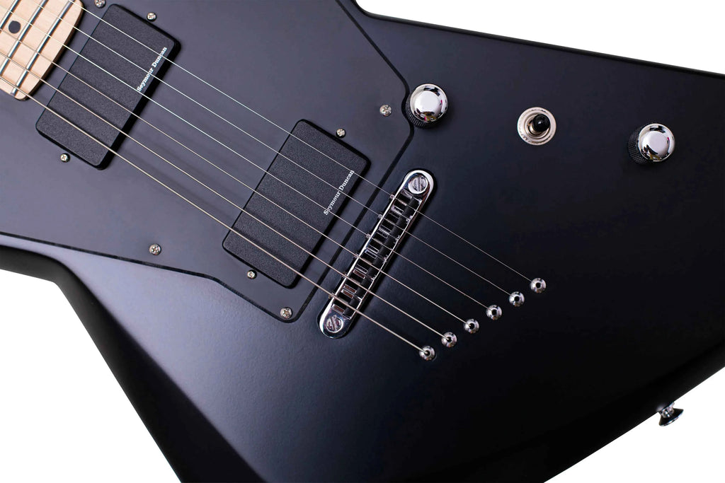 Cream Voltage Metal Guitar in Black Nightmare with Gig Bag