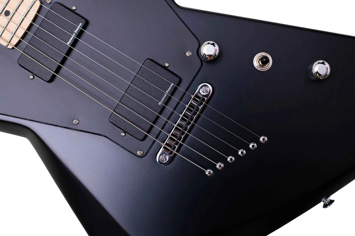 Cream Voltage Metal Guitar in Black Nightmare with Gig Bag