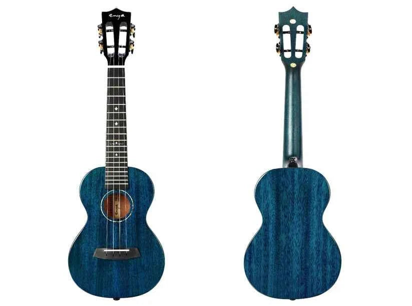 Enya - EUC MAD Blue Concert Ukulele with Bag & Accessories