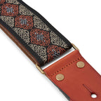 ISUZI GT-54 Suede Pattern Guitar Strap