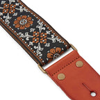 ISUZI GT-57 Suede Pattern Guitar Strap