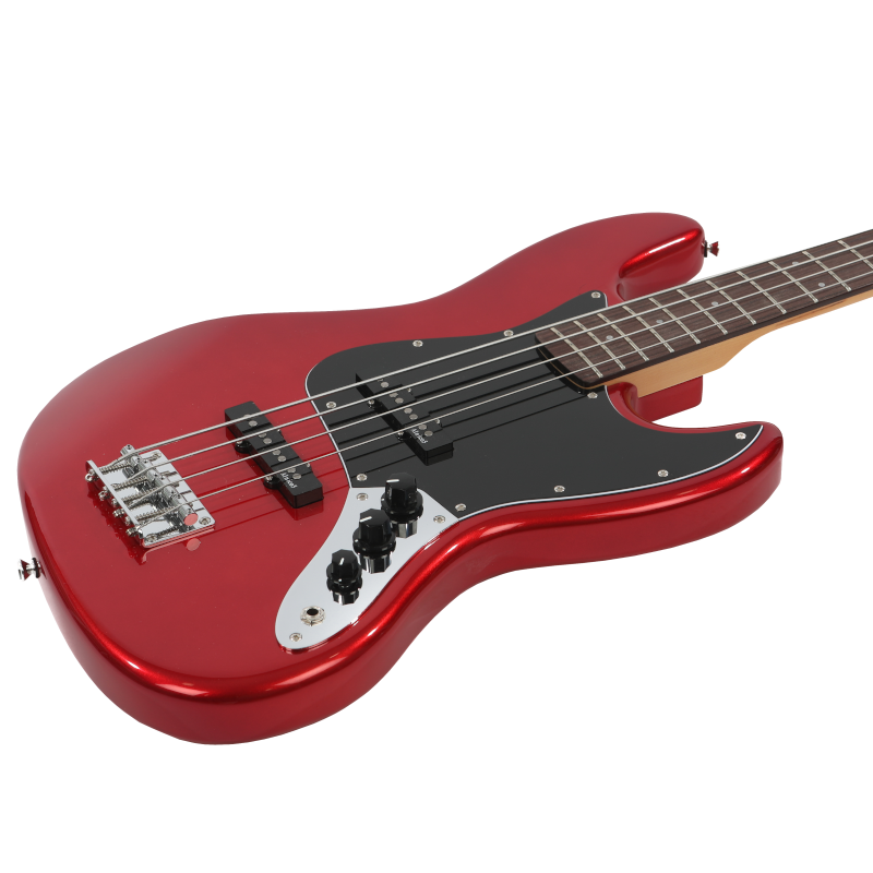 Prodipe JB80 RA CAR Bass, 4 Strings, Candy Red – view 3