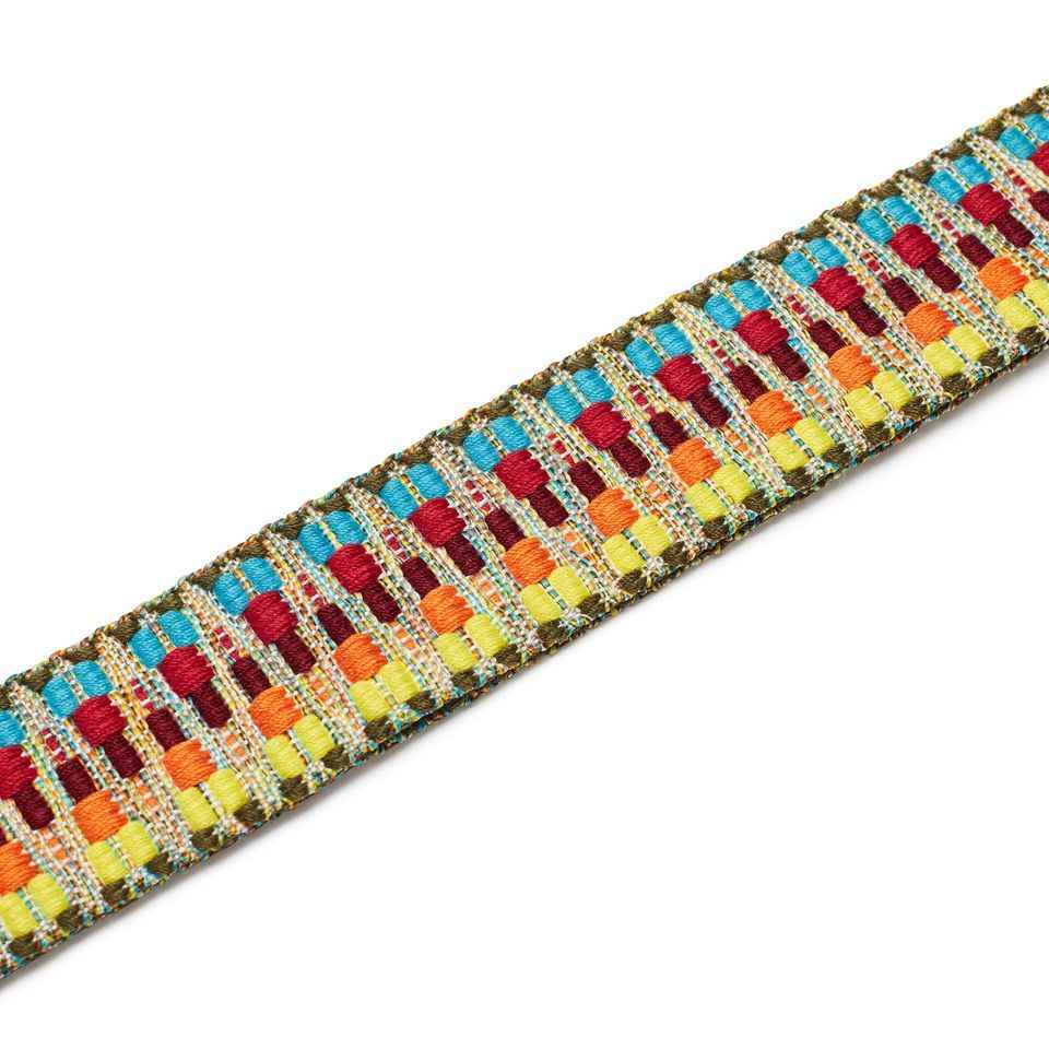 ISUZI UKLL-50 Premium Blue/Yellow Pattern Ukulele Strap