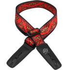 LOCK-IT Red Thistles, Bob Masse Soft Plush Poly Strap