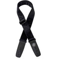 LOCK IT 2" CRUSHED VELVET BLACK Guitar Strap