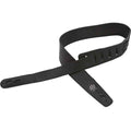 LOCK IT 2.75" LEATHER BLACK Guitar Strap