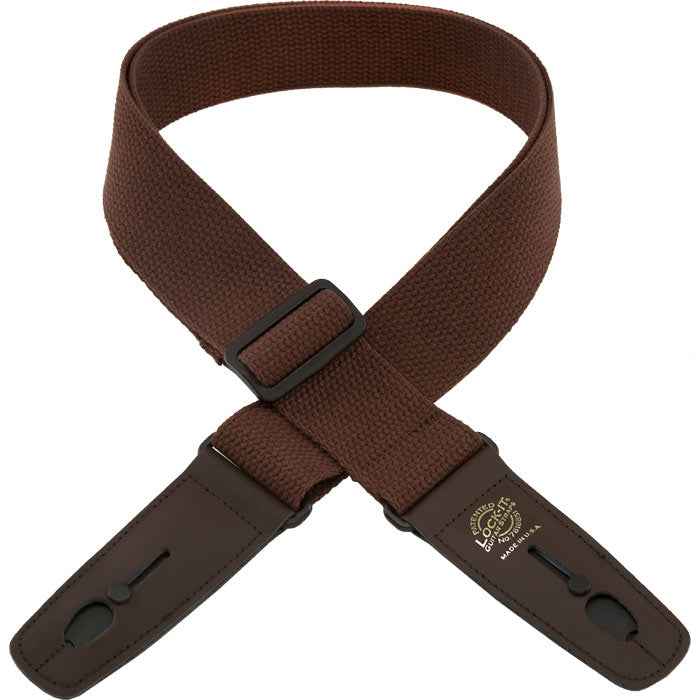 LOCK IT 2" COTTON BROWN Guitar Strap