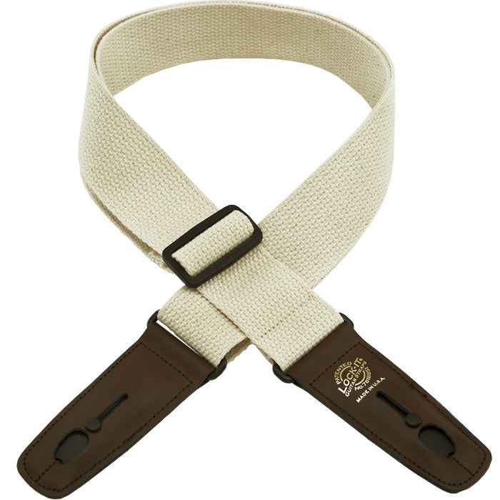 LOCK IT 2" COTTON NATURAL Guitar Strap