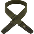 LOCK IT 2" COTTON OLIVE Guitar Strap