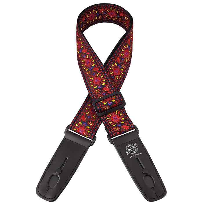 LOCK IT 2" RETRO MOROCCAN TWIST Guitar Strap