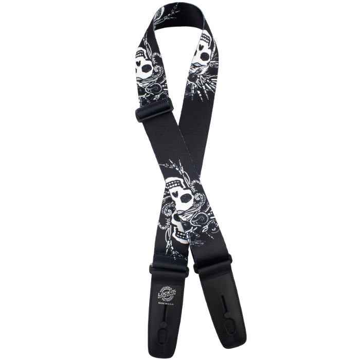 LOCK-IT 2" PLUSH POLY MEDUSA Guitar Strap