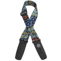 LOCK-IT 2" POLYPLUSH FLOWERS Guitar Strap
