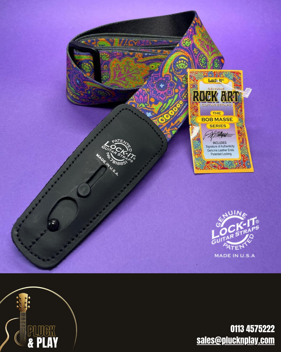 LOCK-IT Guitar Straps: Built-In Locks, Bold Designs and Nothing to Fit