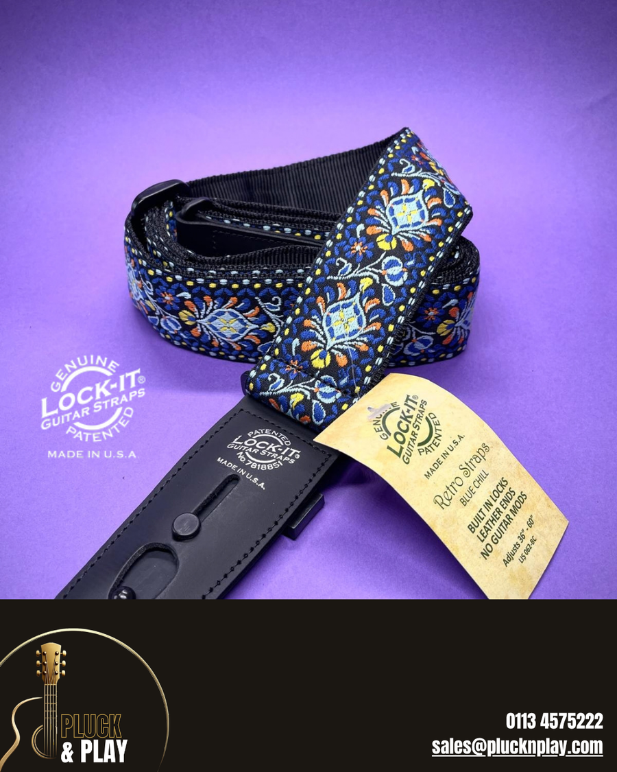 LOCK-IT Guitar Straps: Built-In Locks, Bold Designs and Nothing to Fit