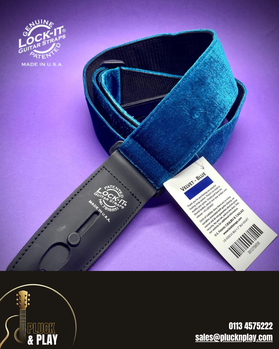 LOCK-IT Guitar Straps: Built-In Locks, Bold Designs and Nothing to Fit