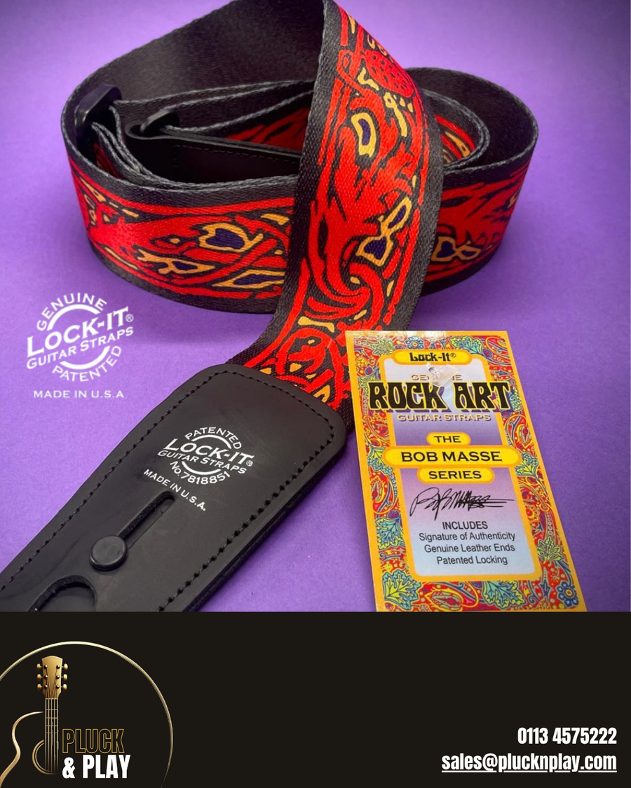 LOCK-IT Guitar Straps: Built-In Locks, Bold Designs and Nothing to Fit