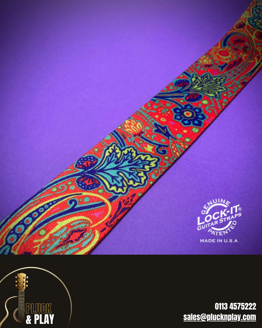 LOCK-IT Guitar Straps: Built-In Locks, Bold Designs and Nothing to Fit