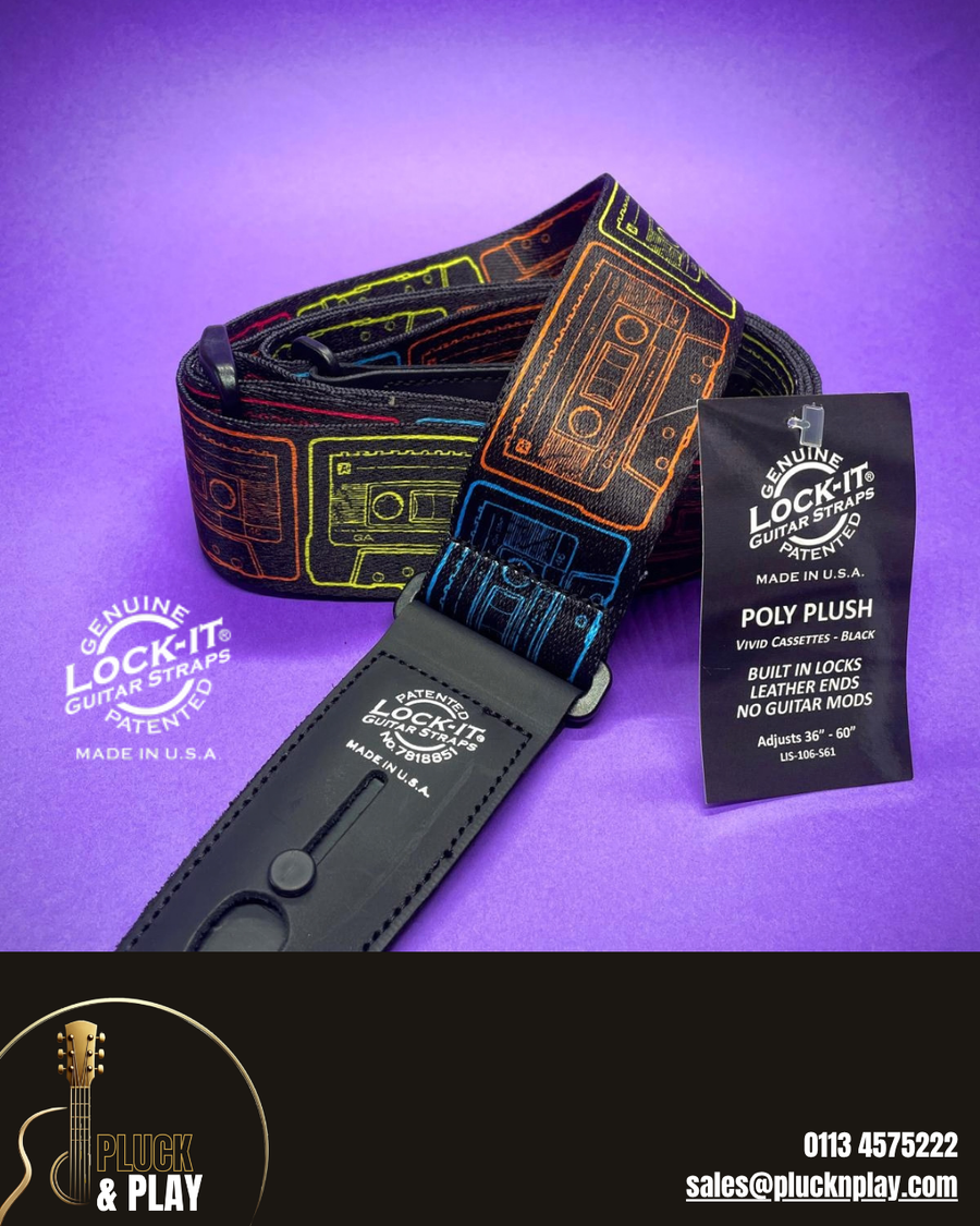 LOCK-IT Guitar Straps: Built-In Locks, Bold Designs and Nothing to Fit