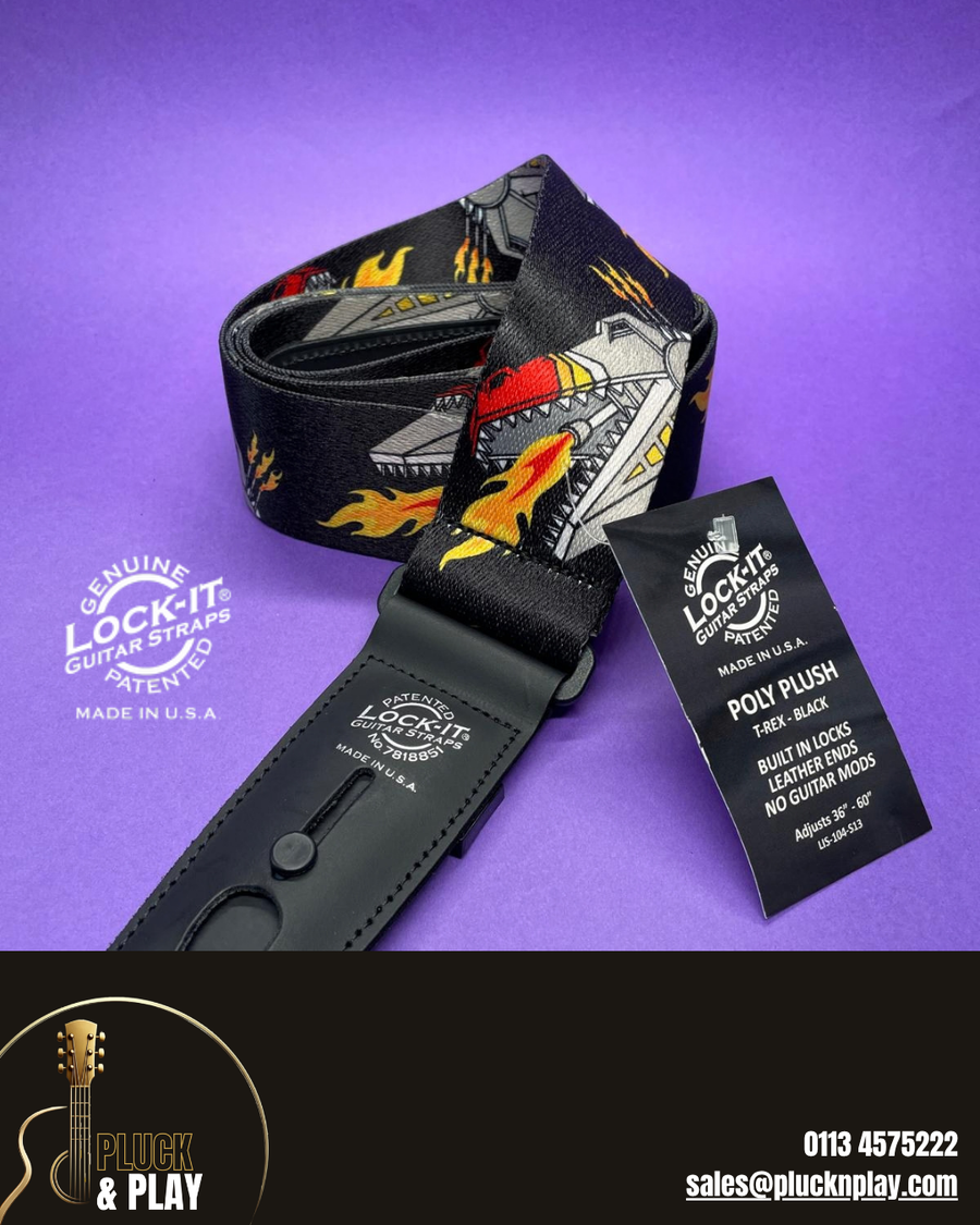 LOCK-IT Guitar Straps: Built-In Locks, Bold Designs and Nothing to Fit