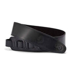 ISUZI LP-202BK Leather 2.5 inch top with suede leather backing & Black stitch