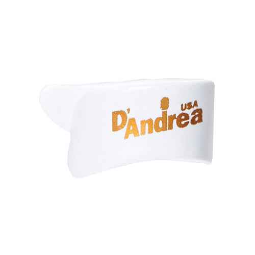 D'Andrea Plectrums, Medium Thumb Picks - DELUXE COLOURS - 12PC