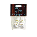 D'Andrea Medium Finger Picks - WHITE - 6PC
