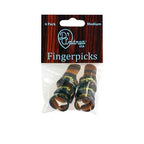 D'Andrea Plectrums, R6374 Medium Finger Picks - SHELL - 6PC