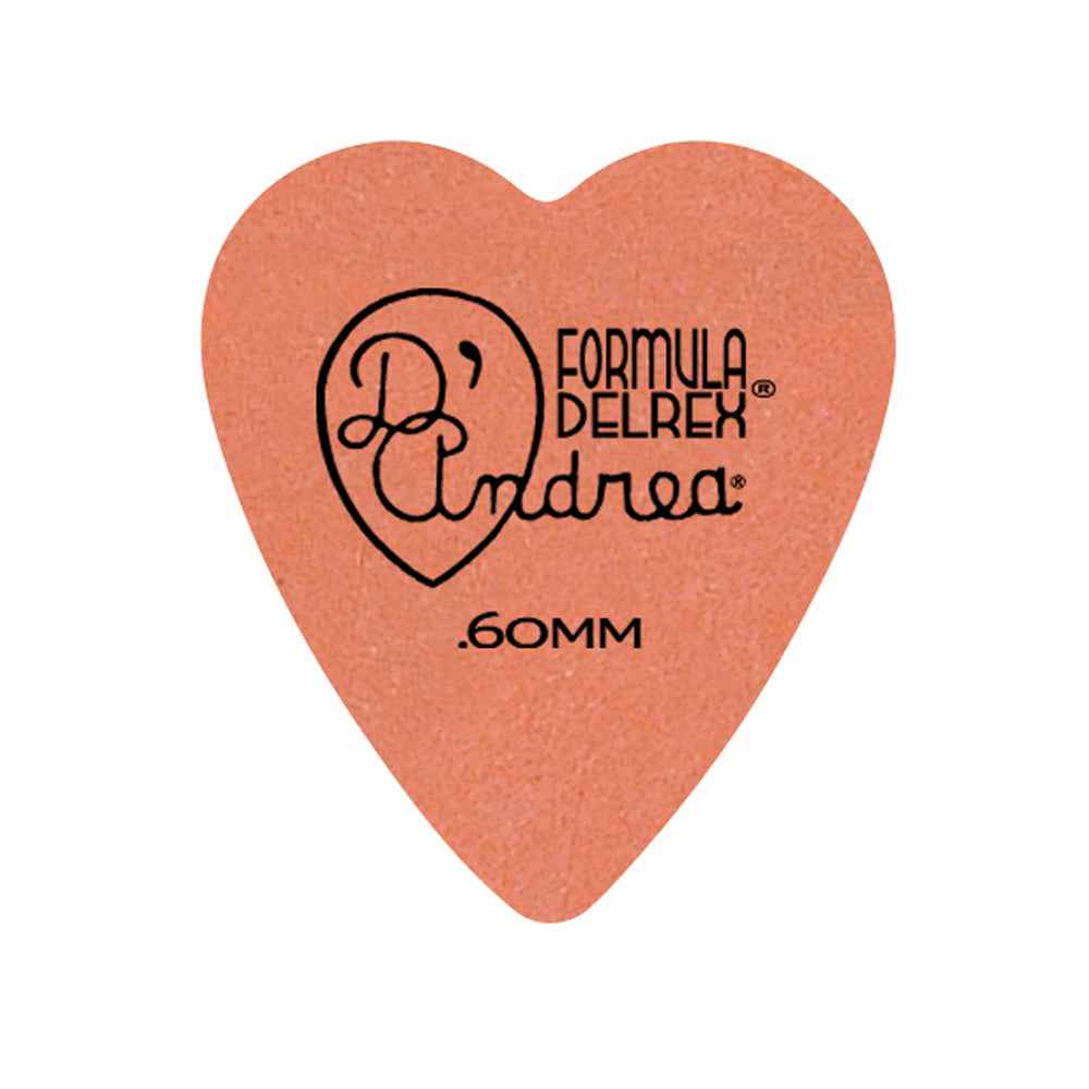 D'Andrea Plectrums, 323 Orange Delrex - Thin-Medium - 72PC