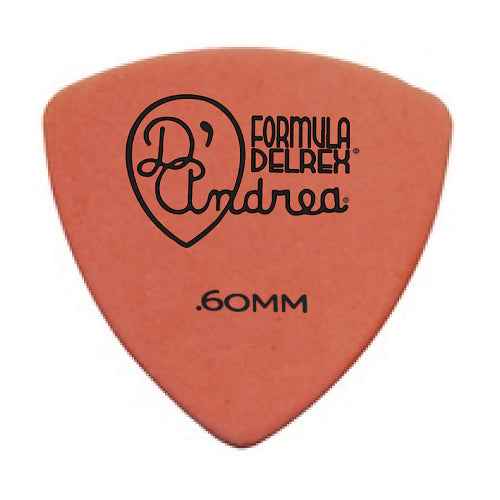 D'Andrea Plectrums, 346 Orange Delrex - Thin-Medium - 72PC