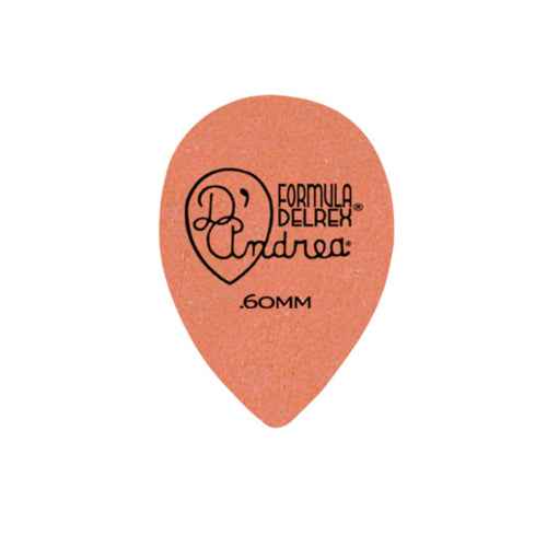 D'Andrea Plectrums, 358 Orange Delrex - Thin-Medium - 72PC