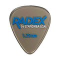 D'Andrea Plectrums, 351 Radex Smoke, Heavy - 1.00mm - 6PC