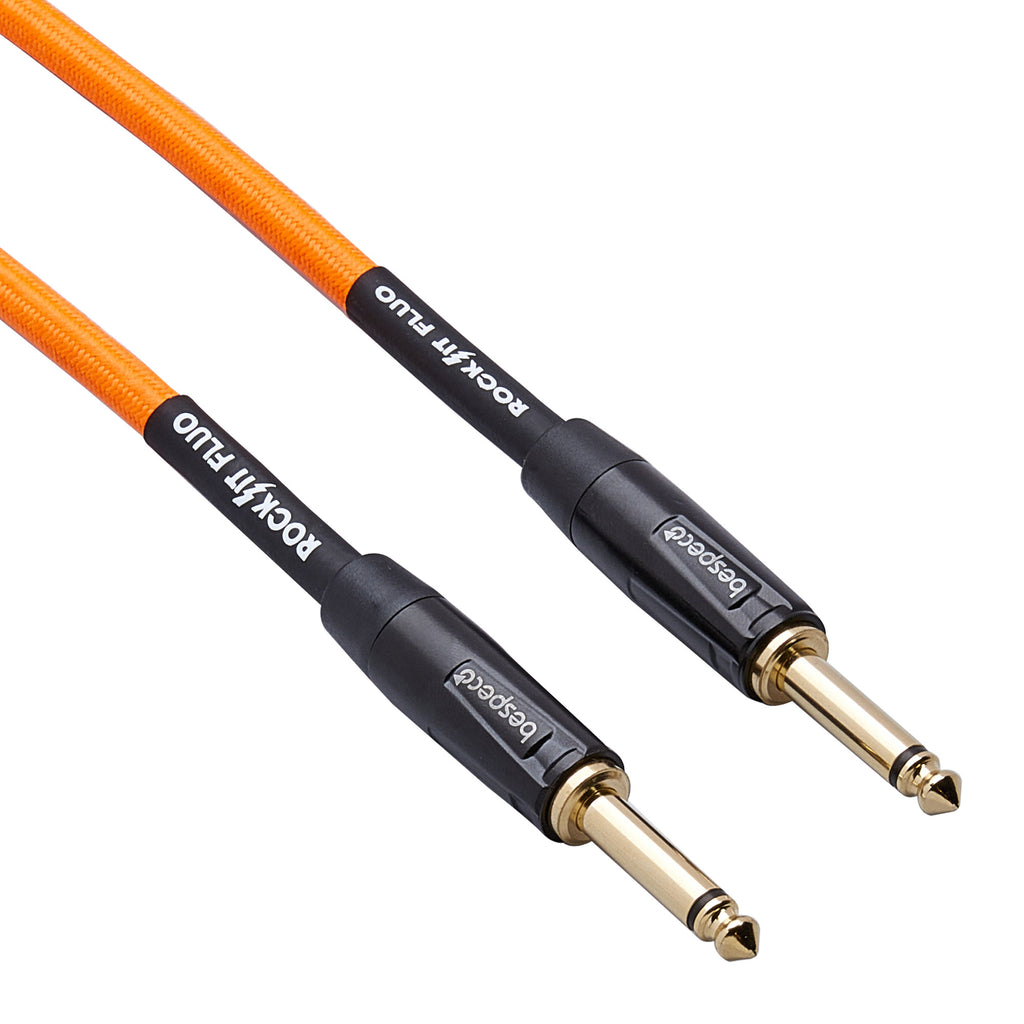 Bespeco RKJJ300FOR – 3 Metre Jack to Jack Fluorescent Orange, view 2