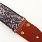 ISUZI GT-60 Suede Pattern Woven Guitar Strap