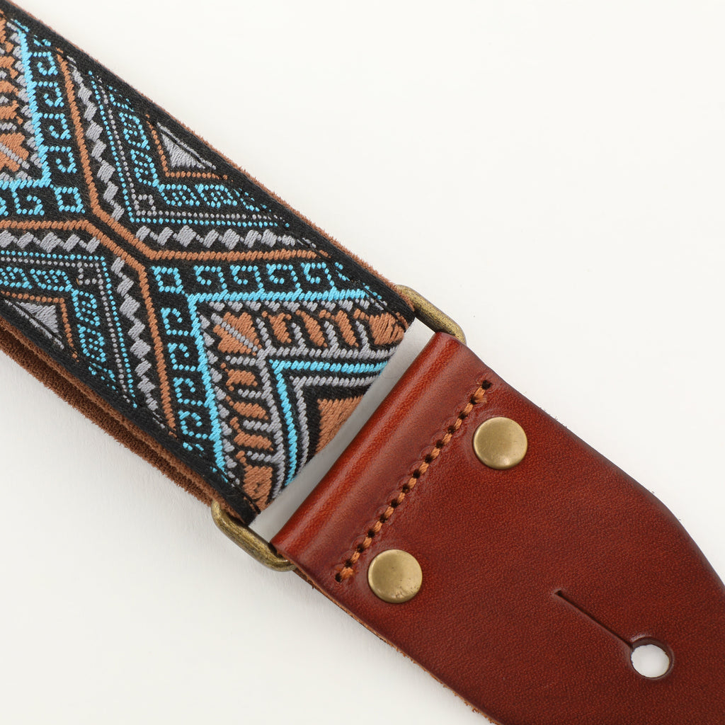 ISUZI GT-61 Suede Pattern Guitar Strap