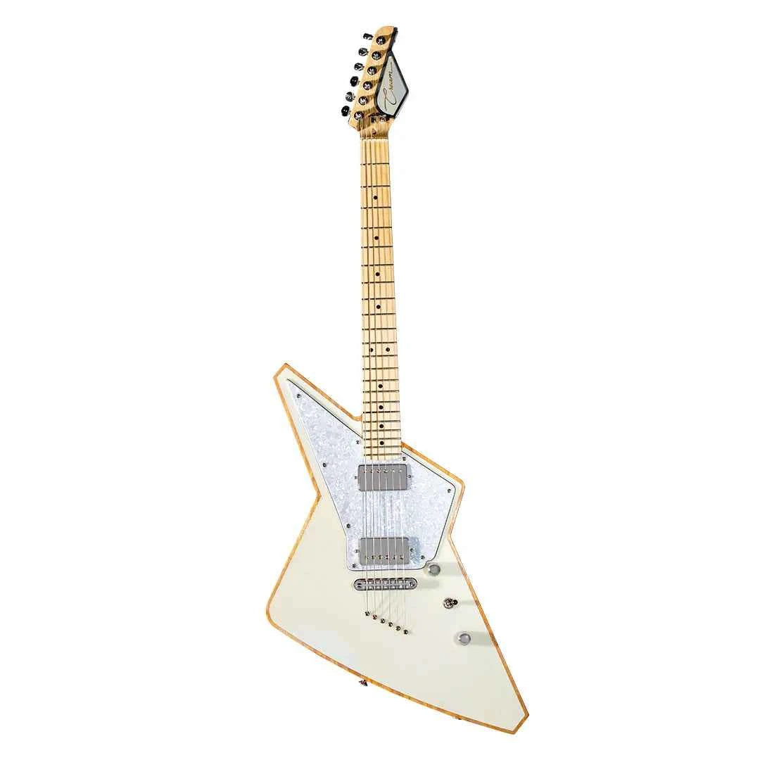 Cream Voltage  Guitar in ROYAL WHITE complete with Gig Bag