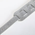 ISUZI SPK20 Silver Sparkle Guitar Strap