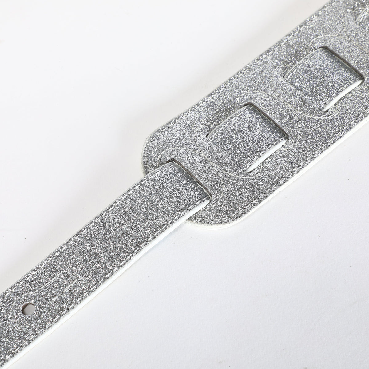 ISUZI SPK20 Silver Sparkle Guitar Strap