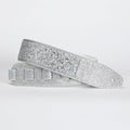 ISUZI SPK20 Silver Sparkle Guitar Strap