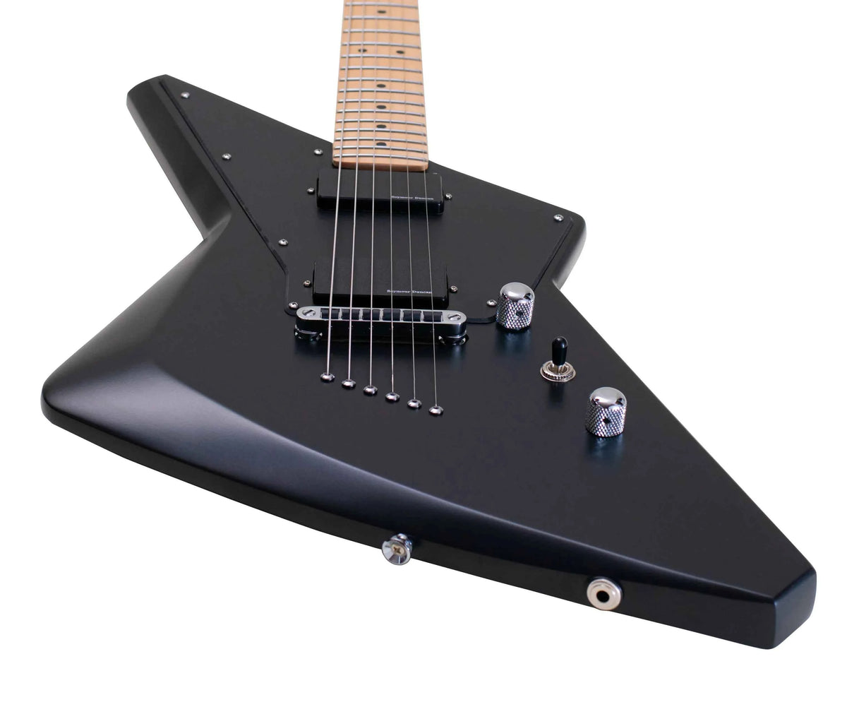 Cream Voltage Metal Guitar in Black Nightmare with Gig Bag