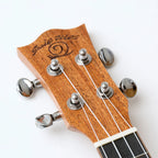 Snail UKS-212E Mahogany Soprano Ukulele with Ebony Finger board and Bridge, view 3